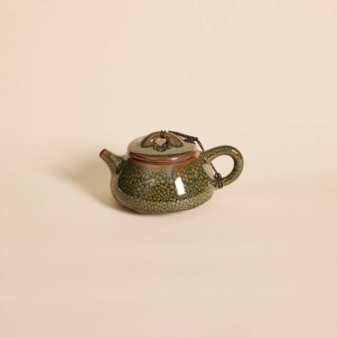 Partridge Teapot Green