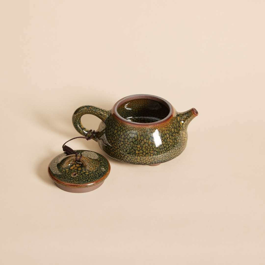 Partridge Teapot Green