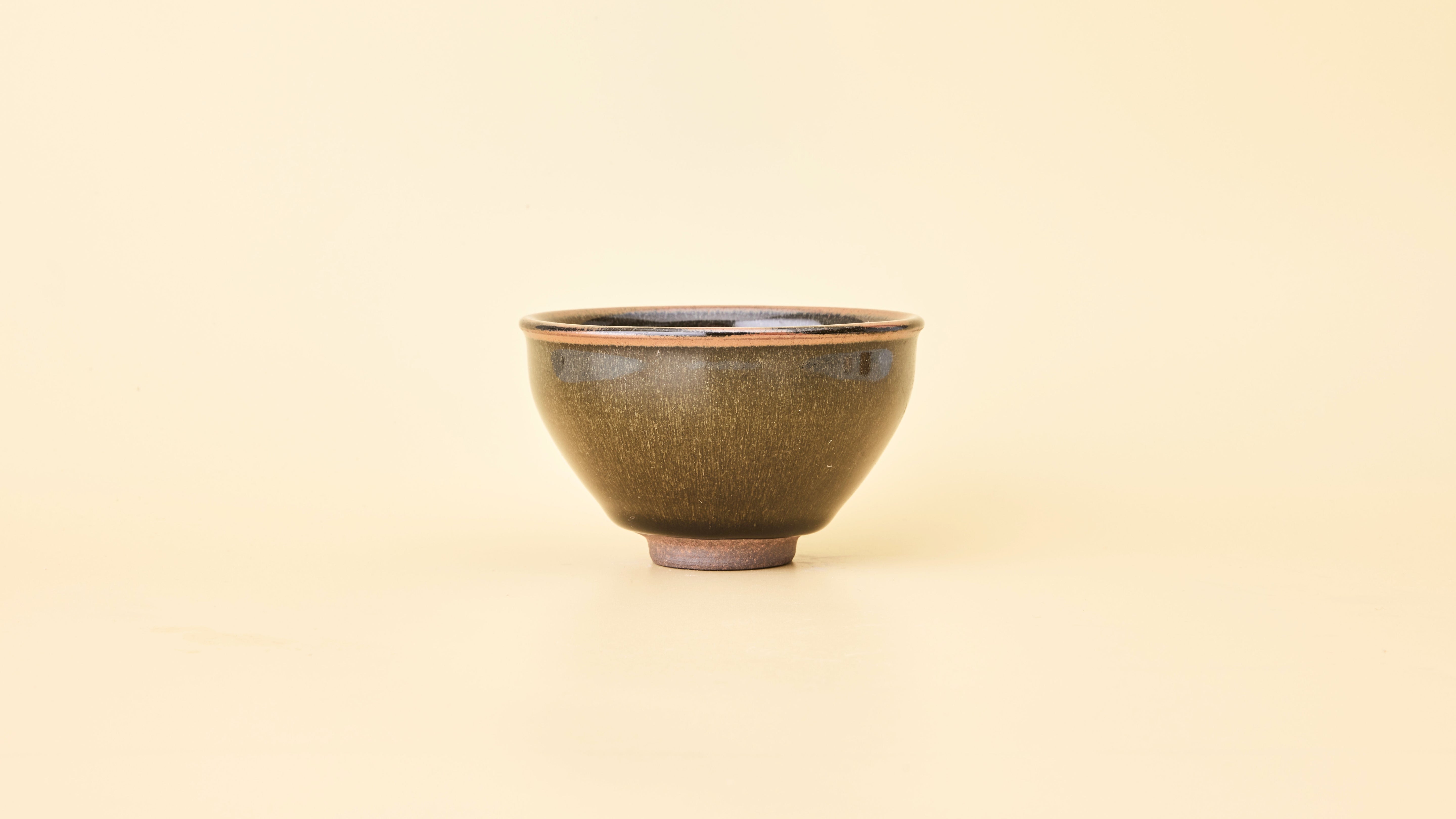 Jade Hare Fur Ceramic Bowl