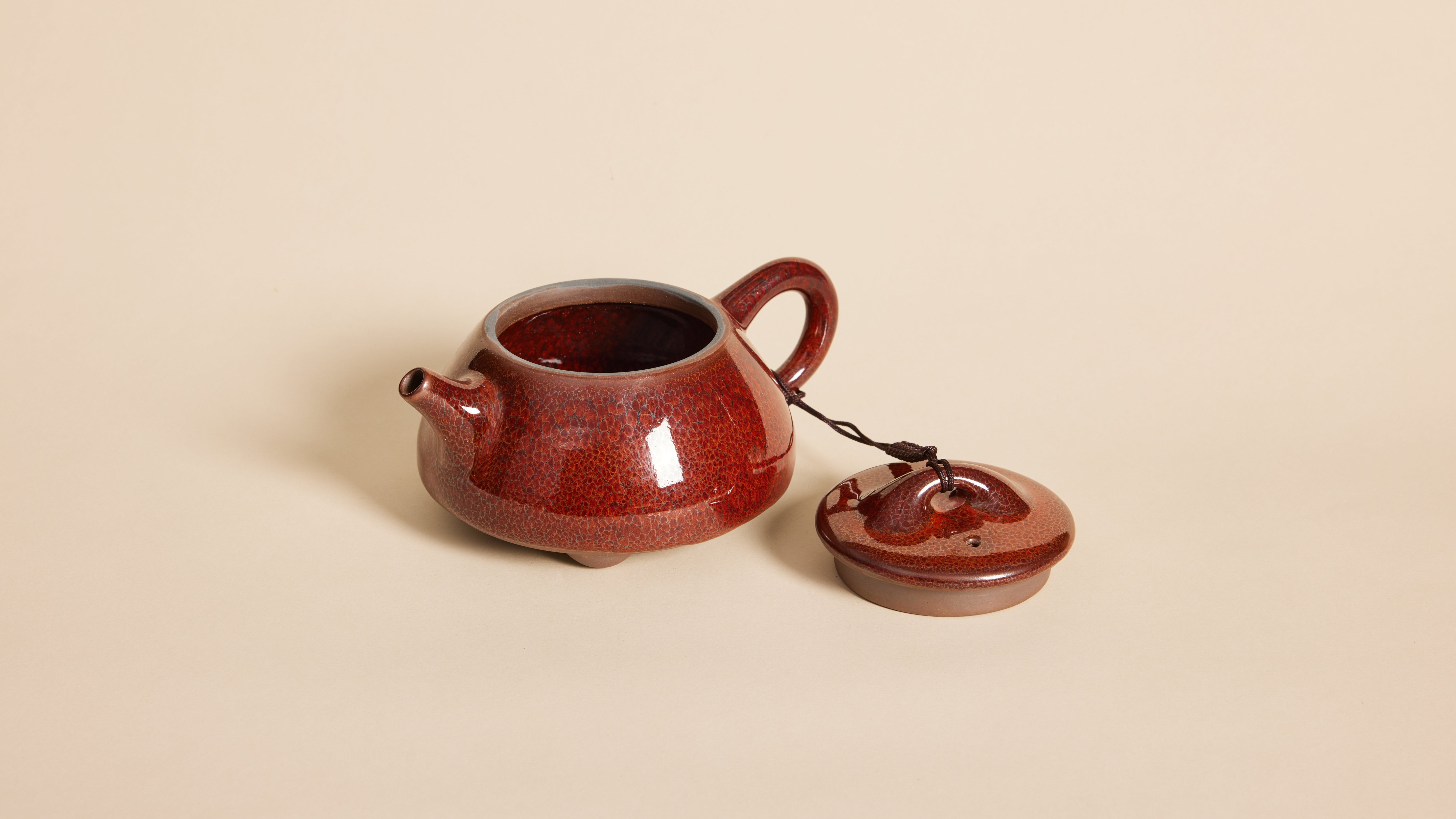 Partridge Teapot Red